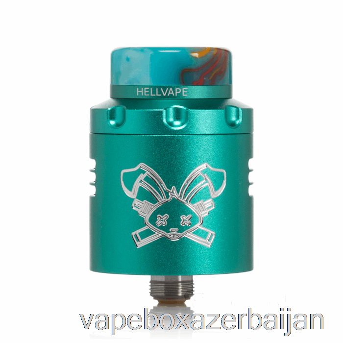 Vape Smoke Hellvape DEAD RABBIT V3 24mm RDA Turquoise